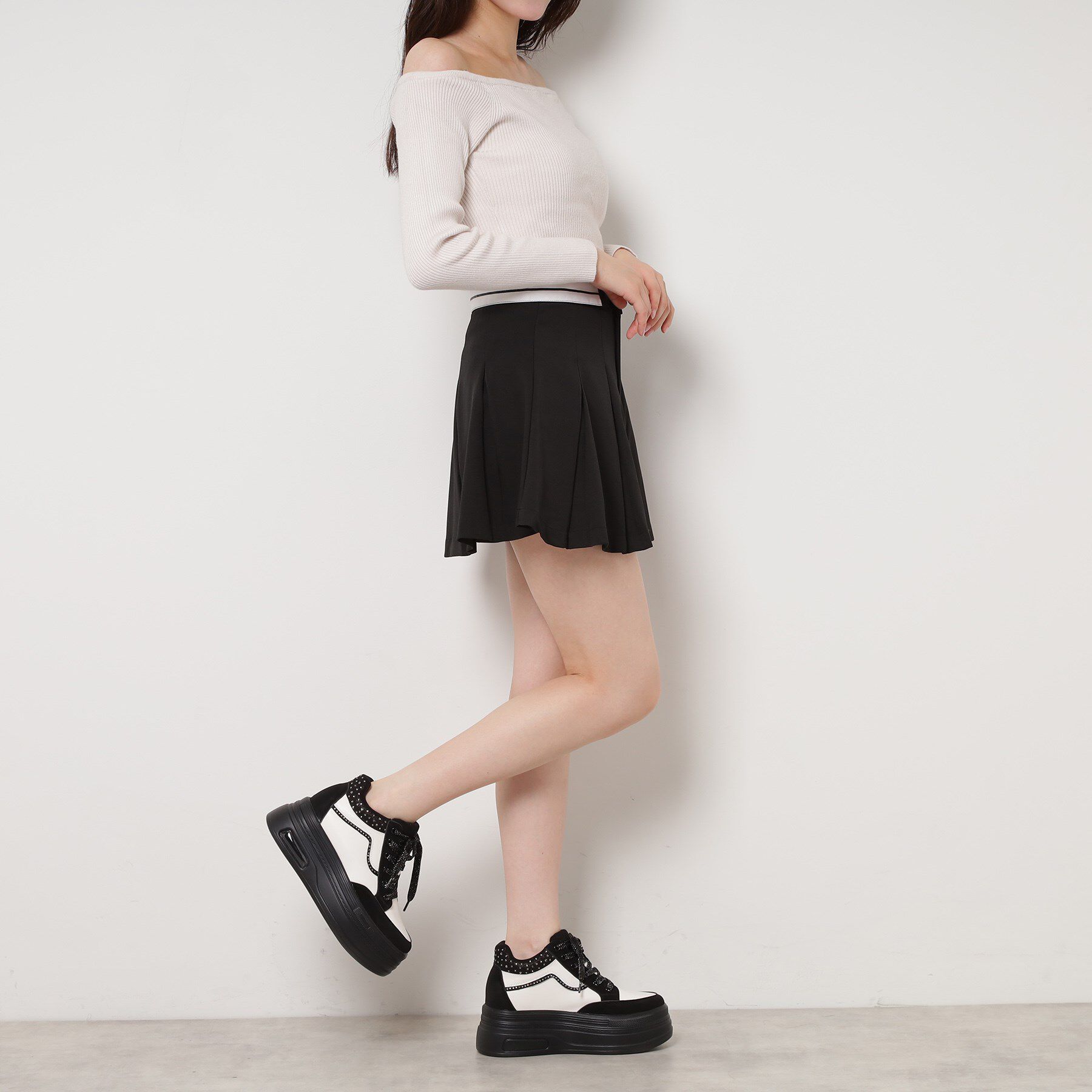 ESPERANZA「きゅんフィットインソールラインストーンスニーカー」|スニーカー|