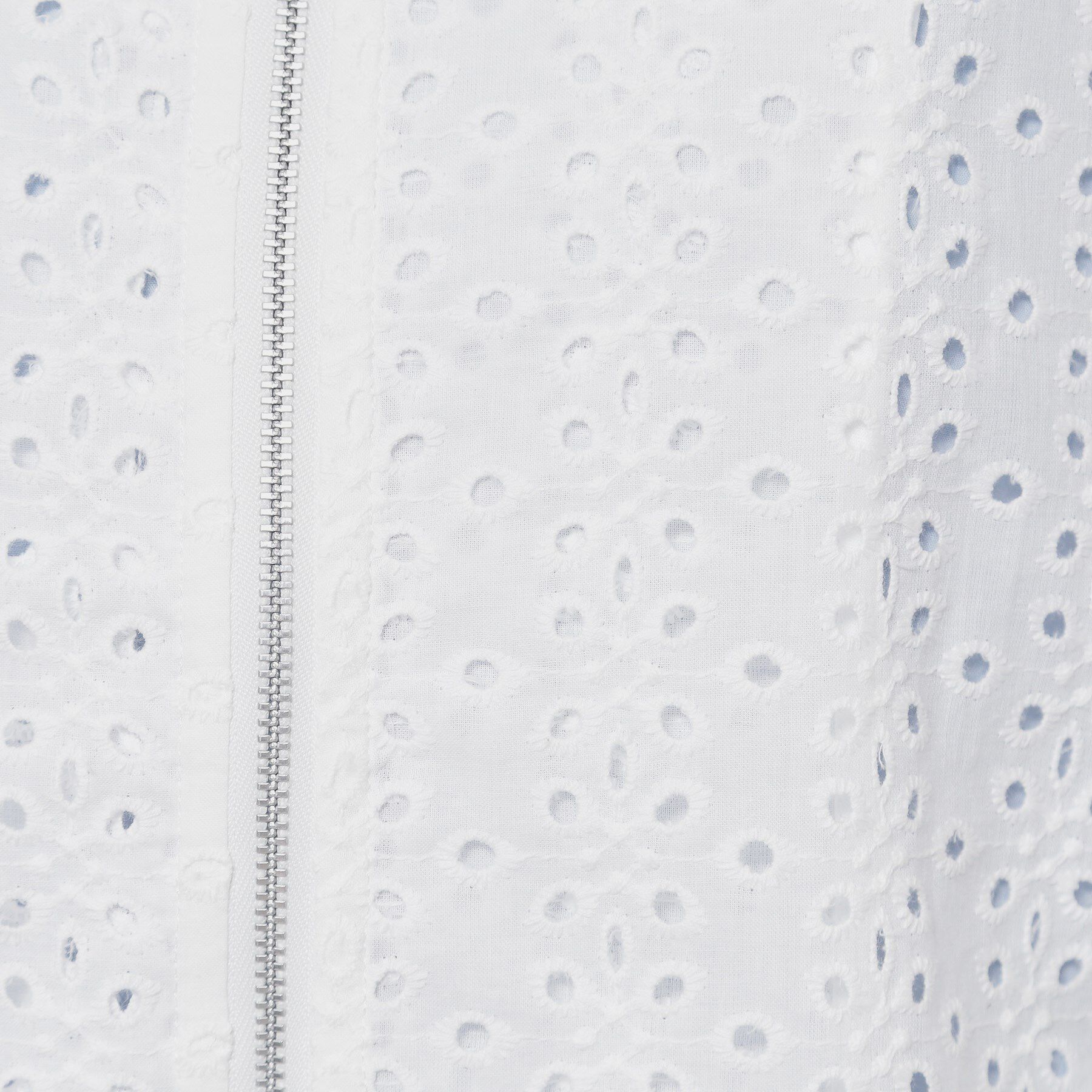 SunaUna「【使えるモノトーン／パフスリーブ】レースブルゾン」|ブルゾン・スタジャン|