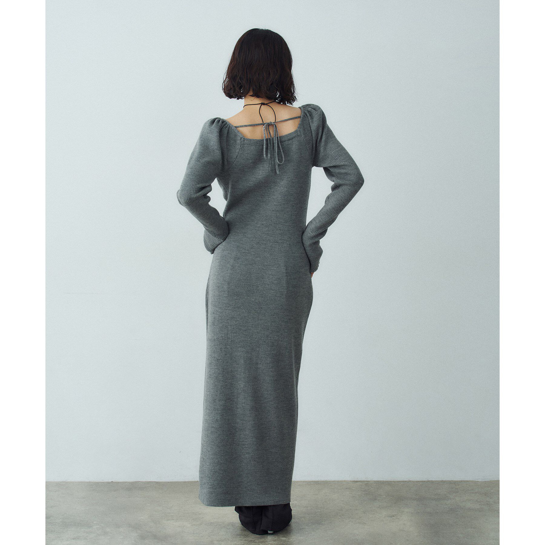CODE A「femi rib knit dress」|ワンピース|