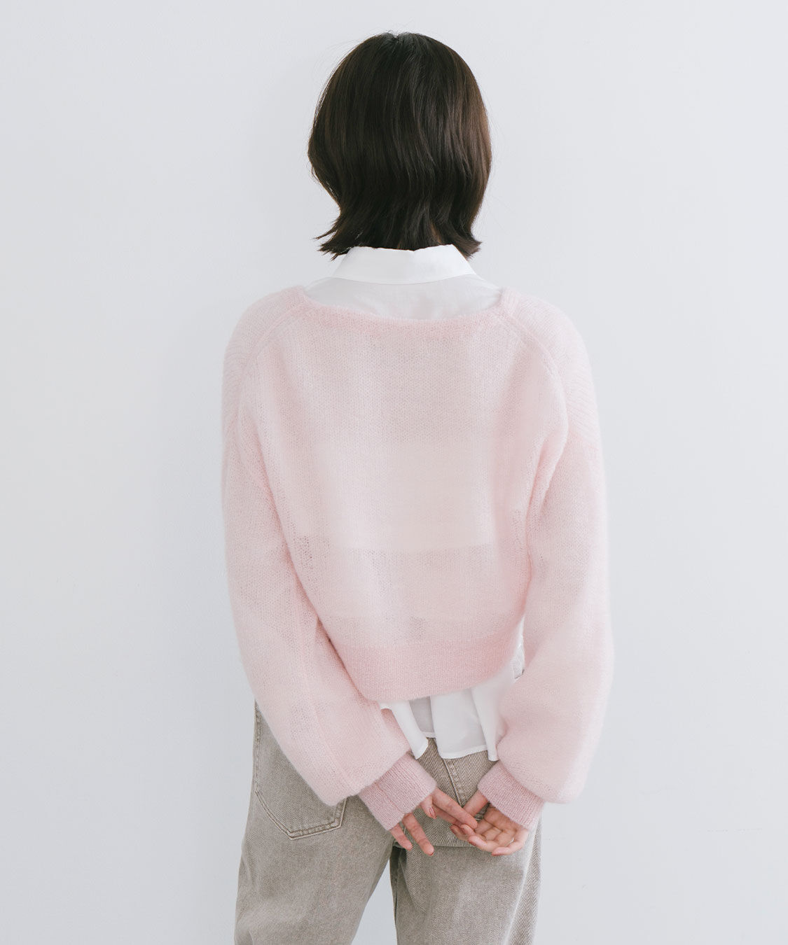 COCO DEAL「モヘアニットリボンカーディガン」|ニット・セーター|