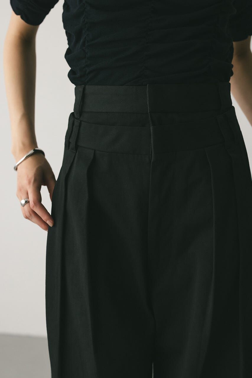 ウエストレイヤーワイドチノパンツ（STYLEMIXER）｜ルミネの