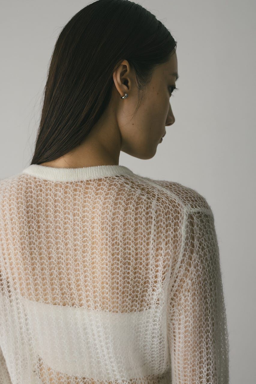 STYLEMIXER「レイヤースリーブモヘアミックスニットカーデ」|ニット・セーター|