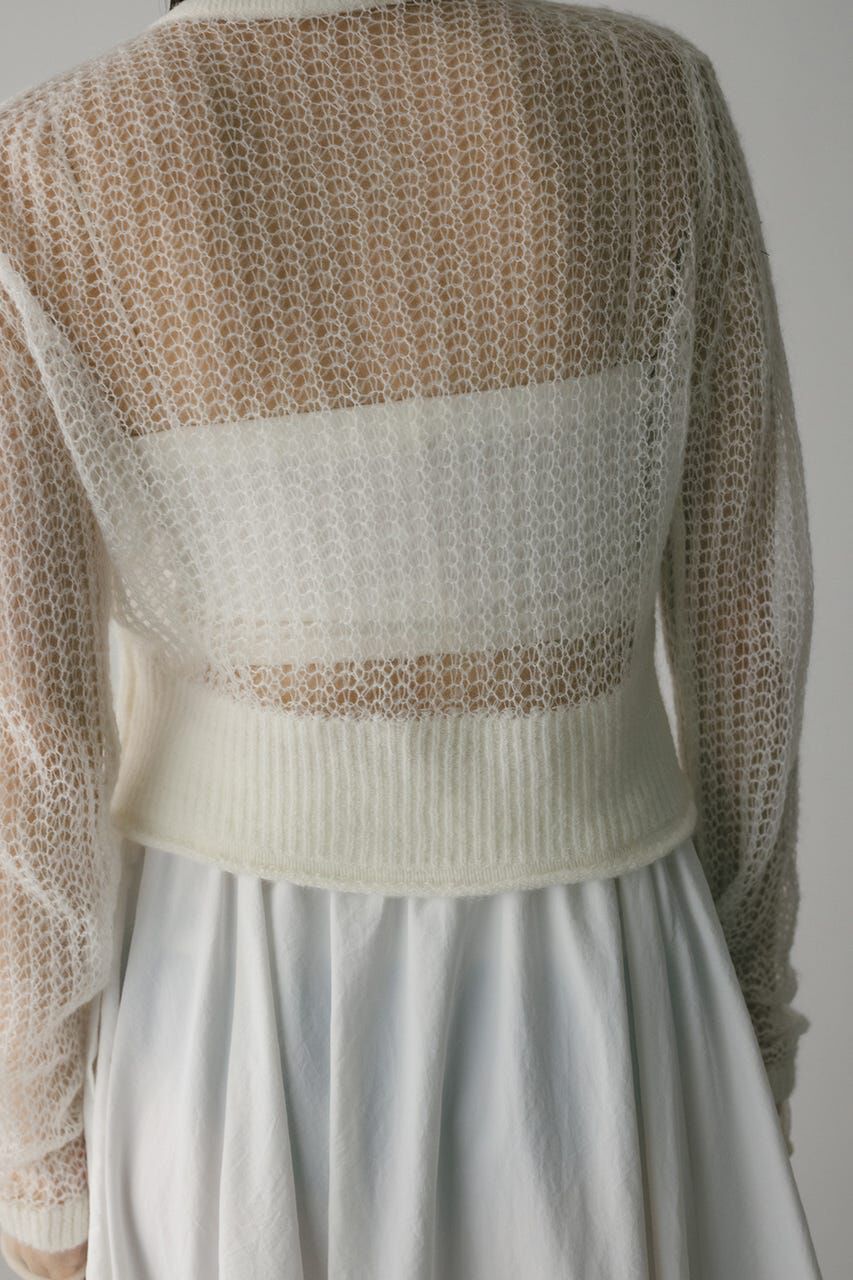 STYLEMIXER「レイヤースリーブモヘアミックスニットカーデ」|ニット・セーター|