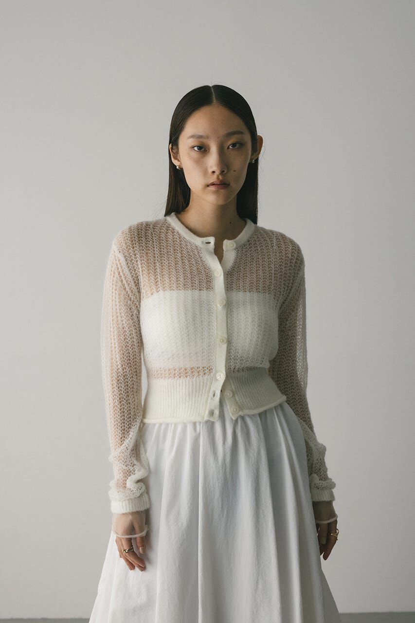 STYLEMIXER「レイヤースリーブモヘアミックスニットカーデ」|ニット・セーター|