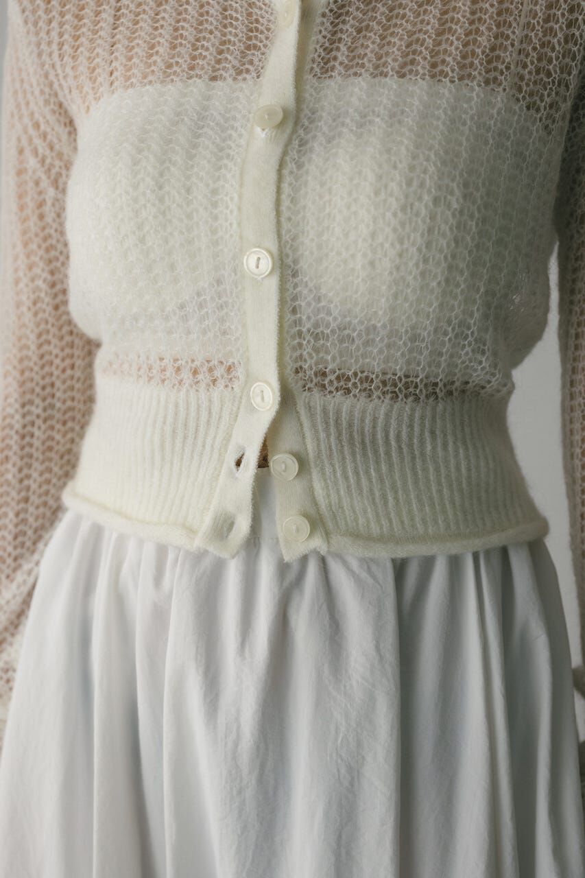 STYLEMIXER「レイヤースリーブモヘアミックスニットカーデ」|ニット・セーター|