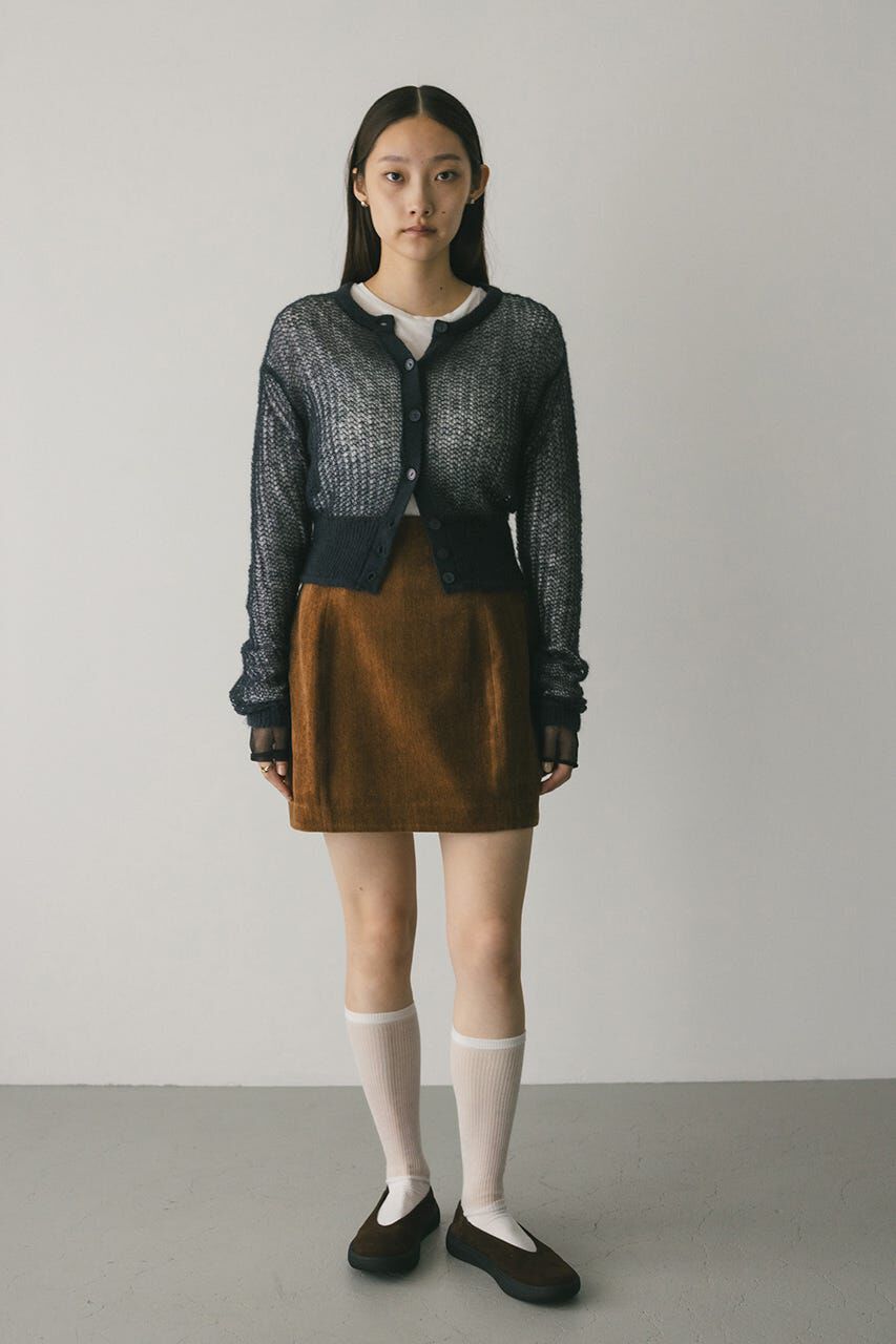 STYLEMIXER「レイヤースリーブモヘアミックスニットカーデ」|ニット・セーター|