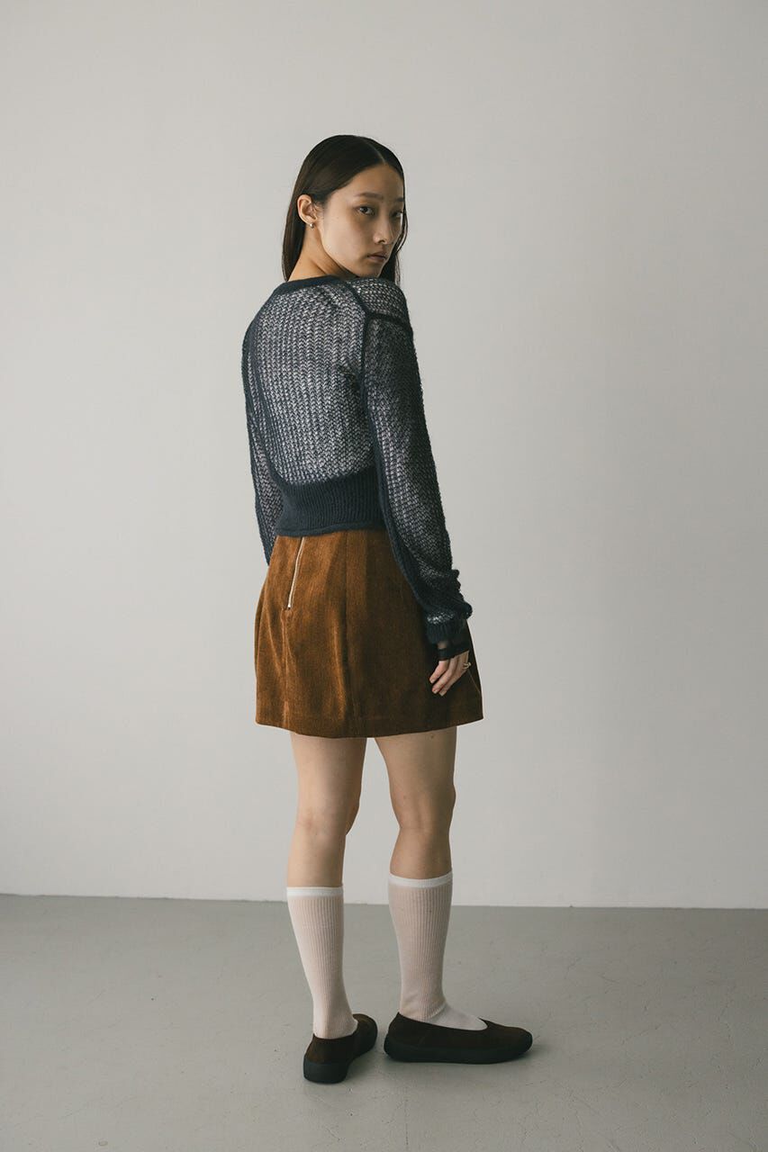 STYLEMIXER「レイヤースリーブモヘアミックスニットカーデ」|ニット・セーター|