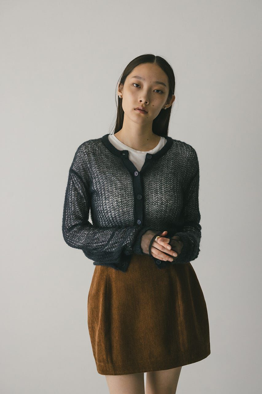 STYLEMIXER「レイヤースリーブモヘアミックスニットカーデ」|ニット・セーター|
