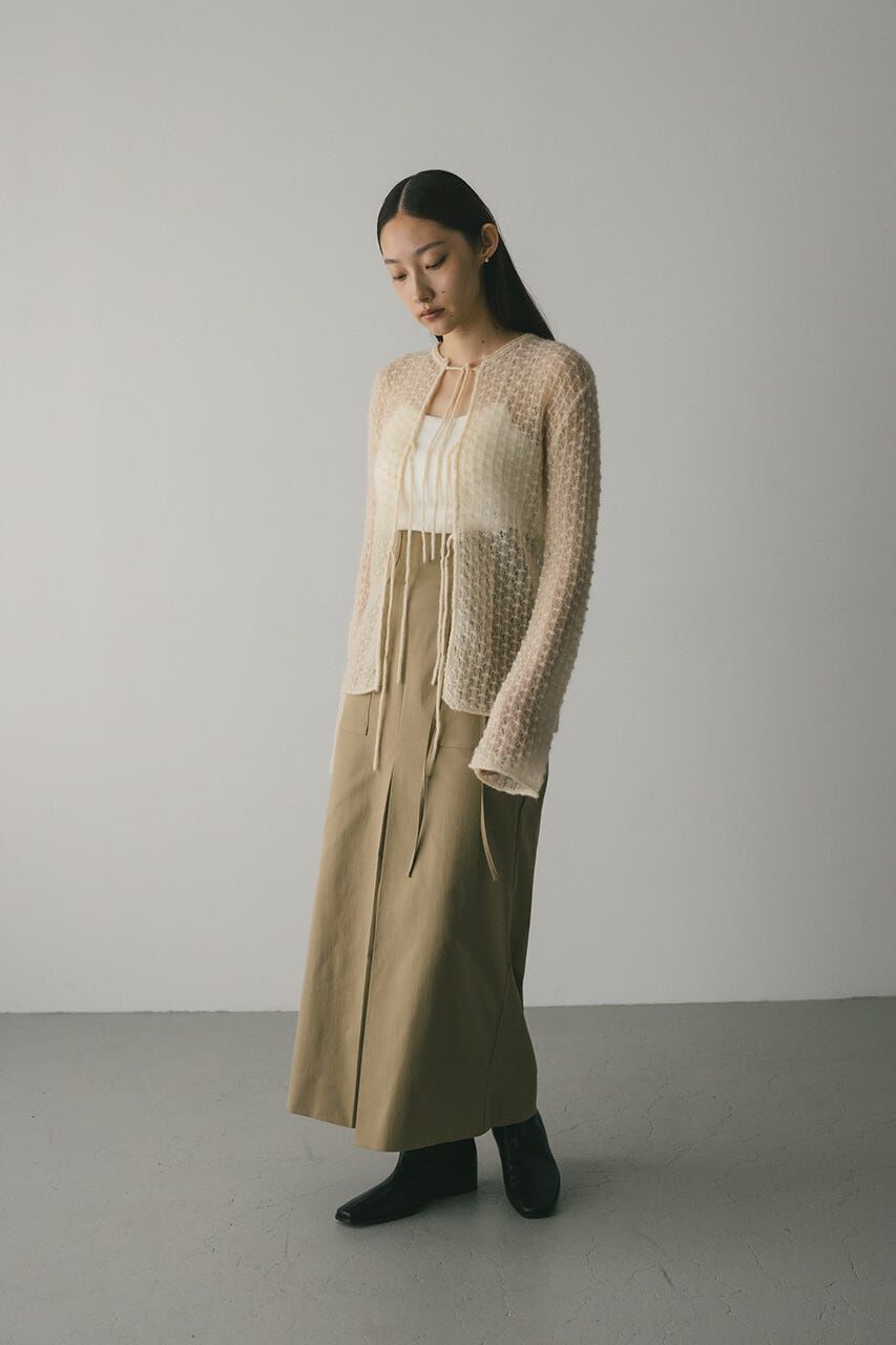 STYLEMIXER「2WAYモヘアミックスリボンニット」|ニット・セーター|