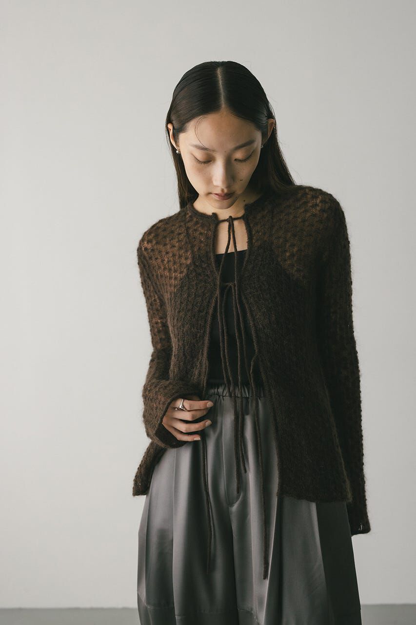 STYLEMIXER「2WAYモヘアミックスリボンニット」|ニット・セーター|