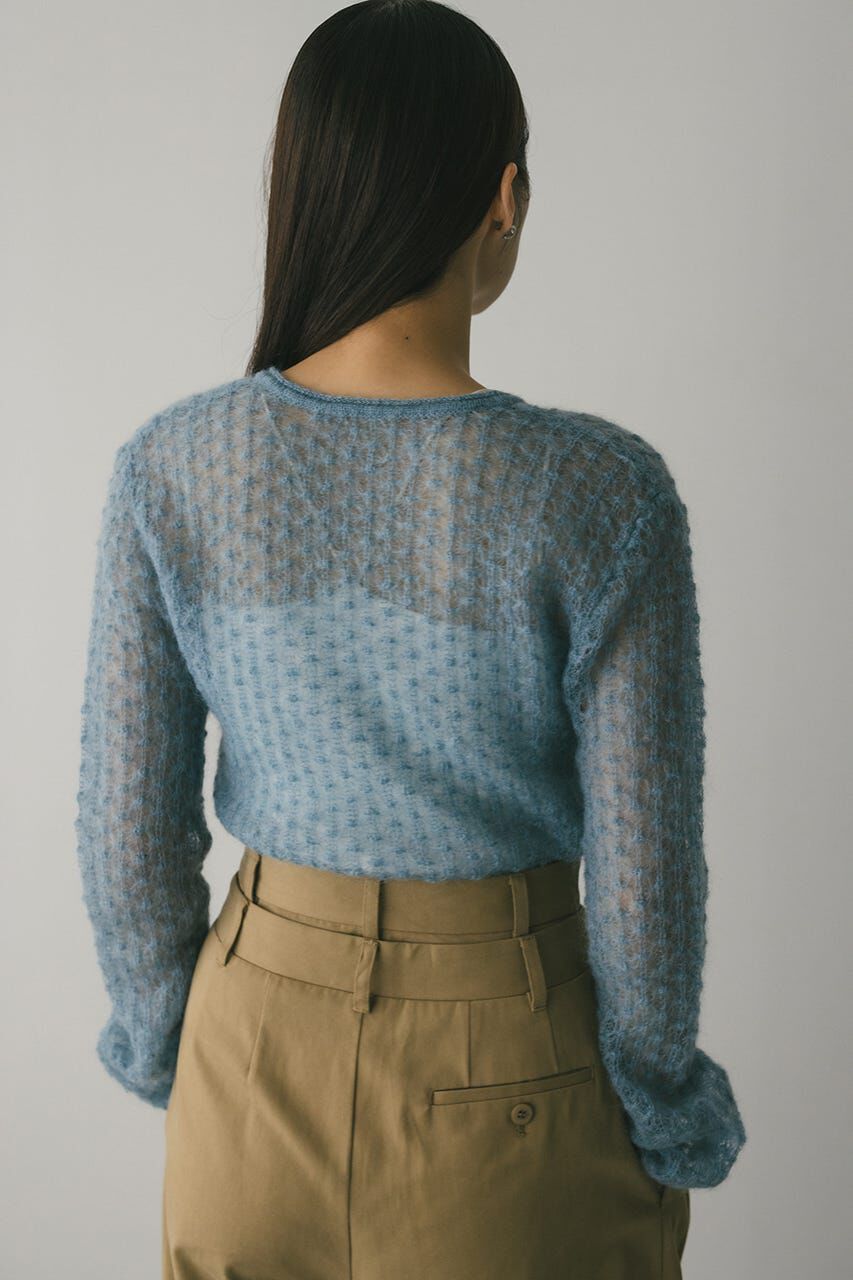 STYLEMIXER「2WAYモヘアミックスリボンニット」|ニット・セーター|