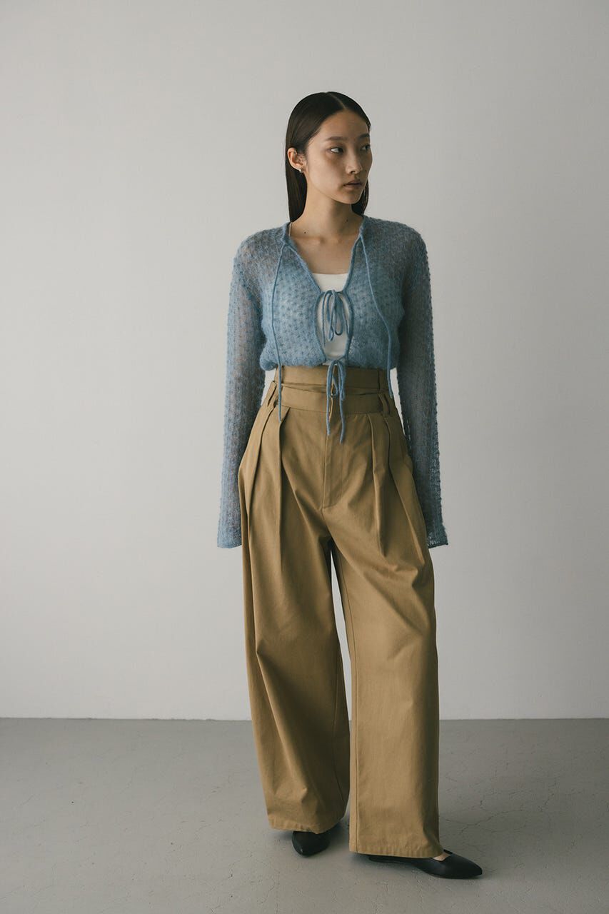 STYLEMIXER「2WAYモヘアミックスリボンニット」|ニット・セーター|