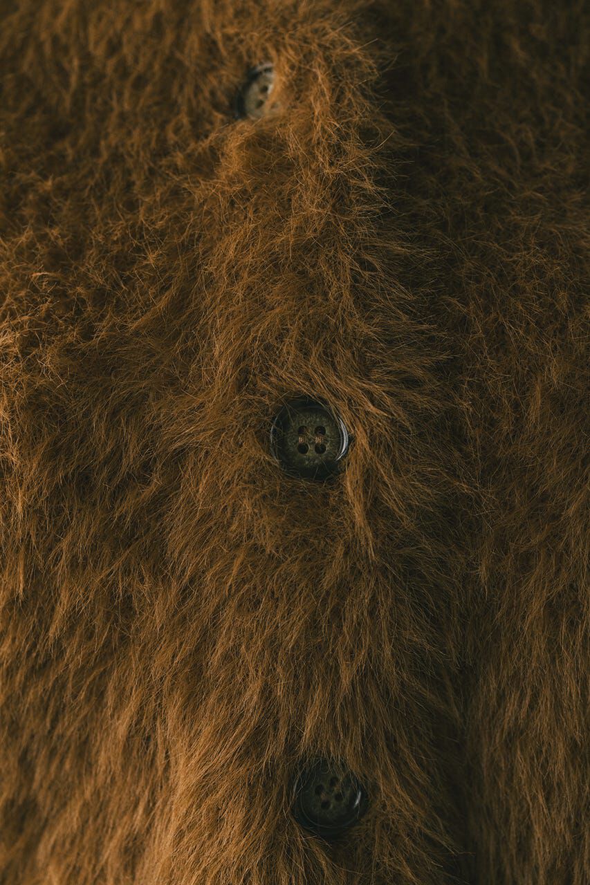 STYLEMIXER「ダブルクロスシャギーニットカーデ」|カーディガン|