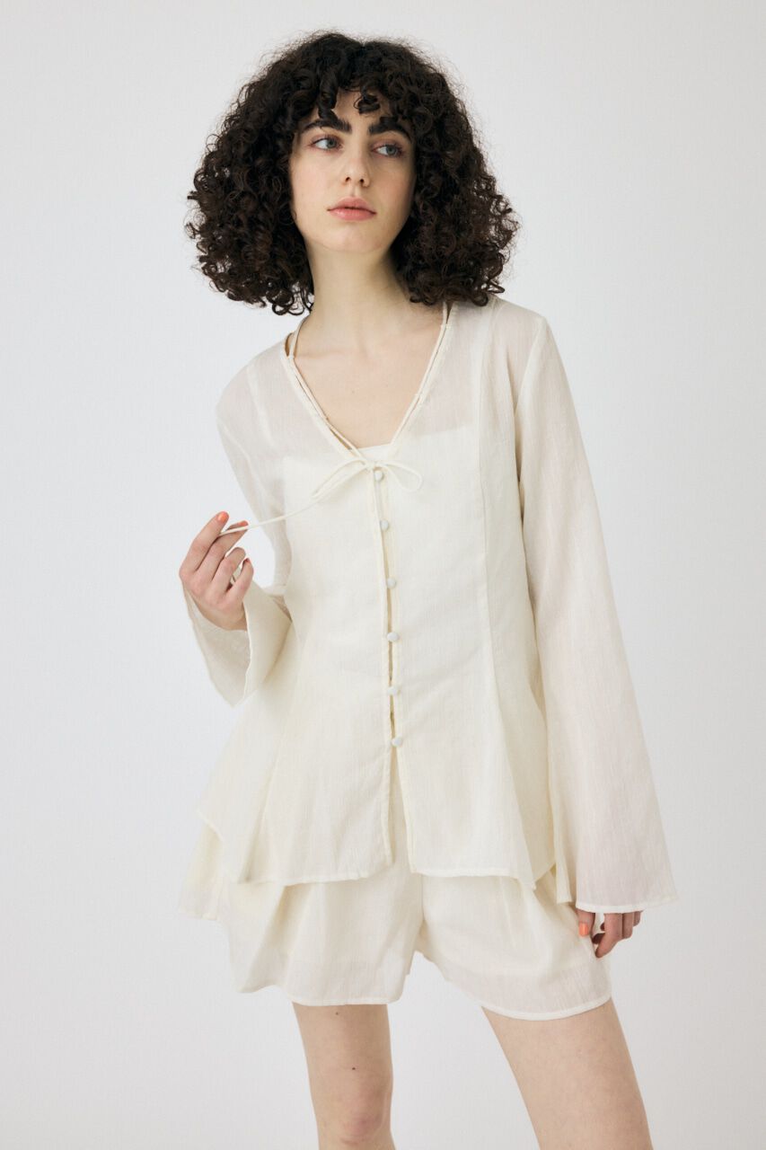 MOUSSY「SLEEVE FLARE シャツ & スカート」|ワンピース|