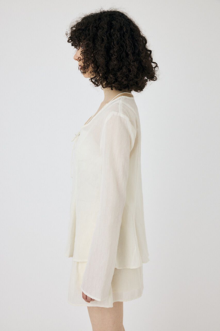 MOUSSY「SLEEVE FLARE シャツ & スカート」|ワンピース|