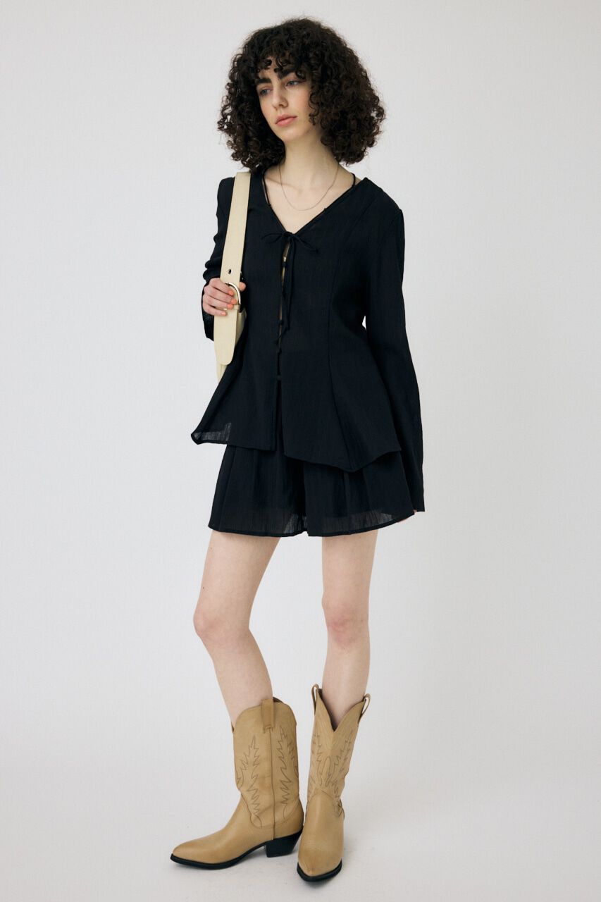 MOUSSY「SLEEVE FLARE シャツ & スカート」|ワンピース|