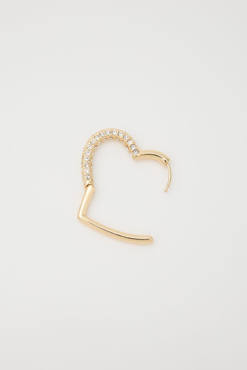 SLY「BIJOU HEART HOOP ピアス」|ピアス|