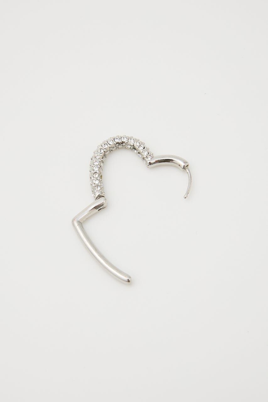 SLY「BIJOU HEART HOOP ピアス」|ピアス|
