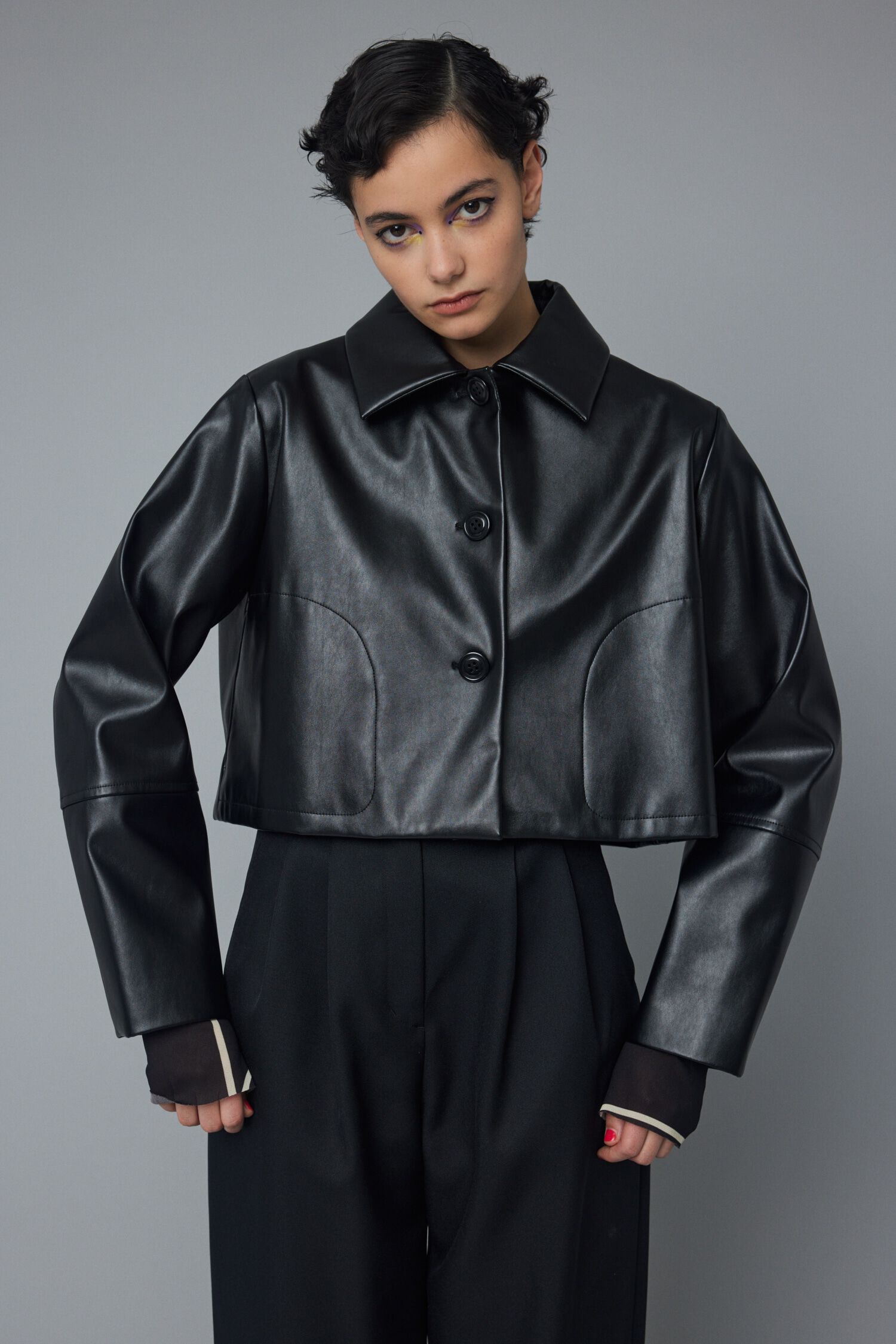 HeRIN.CYE「Fake leather jacket」|その他|