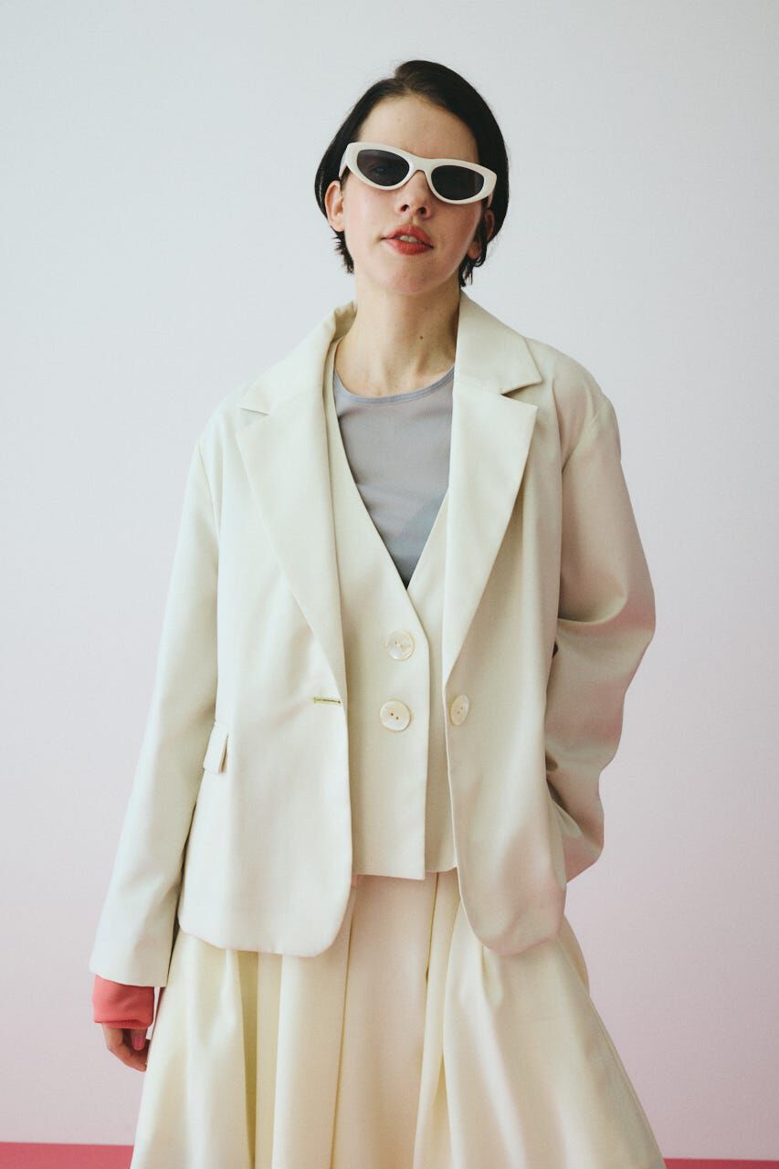 HeRIN.CYE「Sheer loose jacket」|その他|O/WHT1