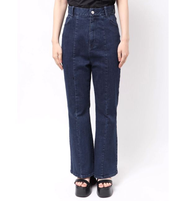 CALNAMUR「パールチェーンフレアデニム」|その他|