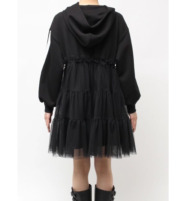 CALNAMUR「2WAYチュールオーバースウェットワンピース」|ワンピース|