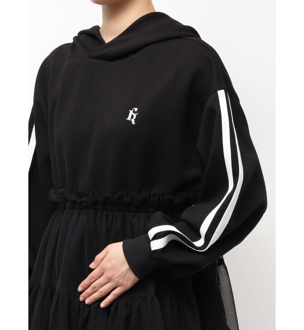 CALNAMUR「2WAYチュールオーバースウェットワンピース」|ワンピース|