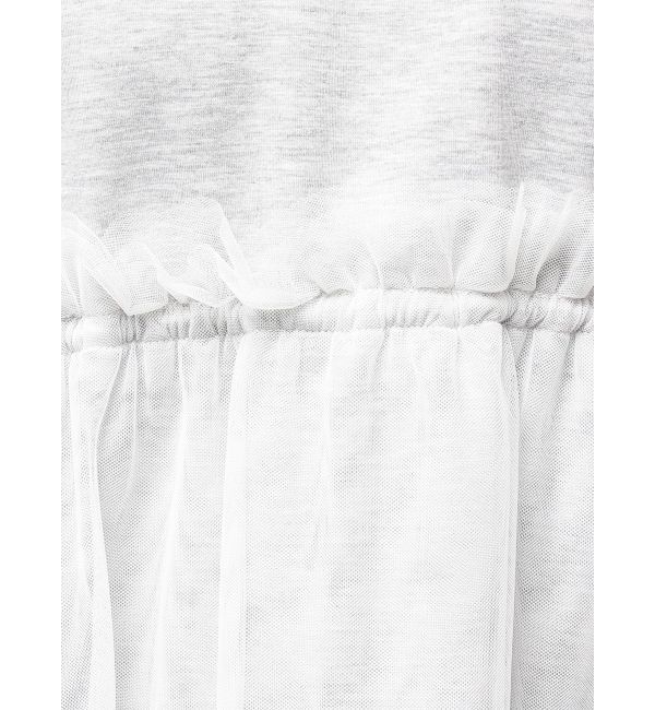 CALNAMUR「2WAYチュールオーバースウェットワンピース」|ワンピース|