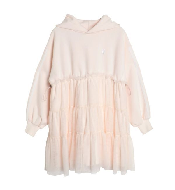 CALNAMUR「2WAYチュールオーバースウェットワンピース」|ワンピース|