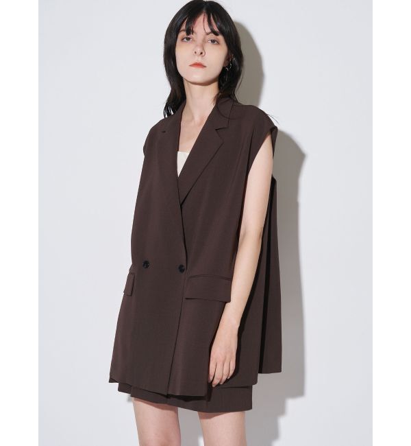 ELENDEEK「RELAXY TAILOVED GILET」|テーラードジャケット|