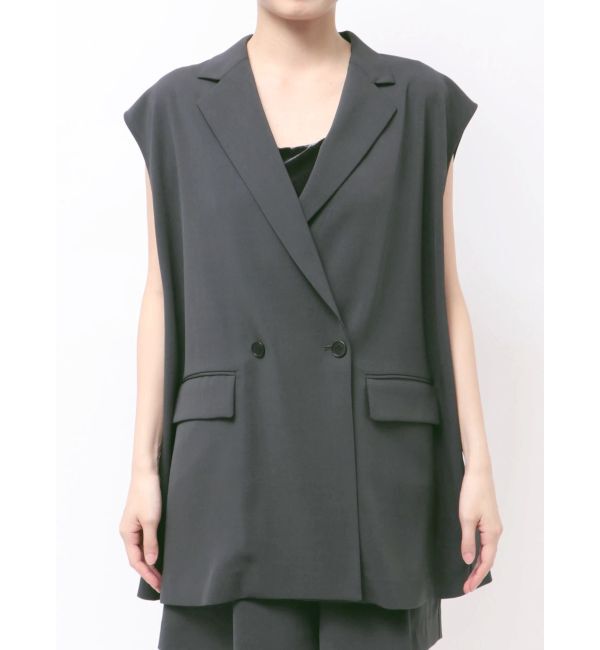 ELENDEEK「RELAXY TAILOVED GILET」|テーラードジャケット|