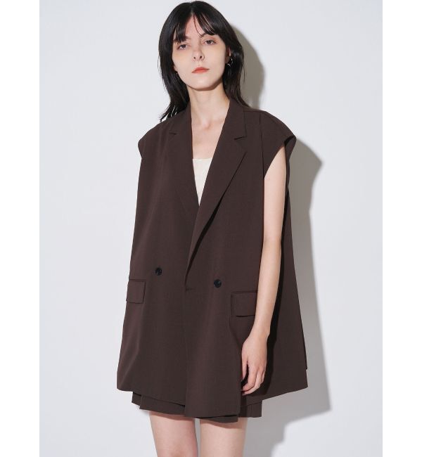 ELENDEEK「RELAXY TAILOVED GILET」|テーラードジャケット|