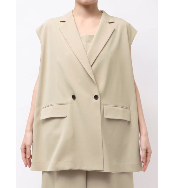 ELENDEEK「RELAXY TAILOVED GILET」|テーラードジャケット|