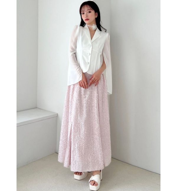 RESEXXY「シアースリーブコルセットジャケット」|テーラードジャケット|