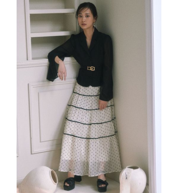 RESEXXY「シアースリーブコルセットジャケット」|テーラードジャケット|