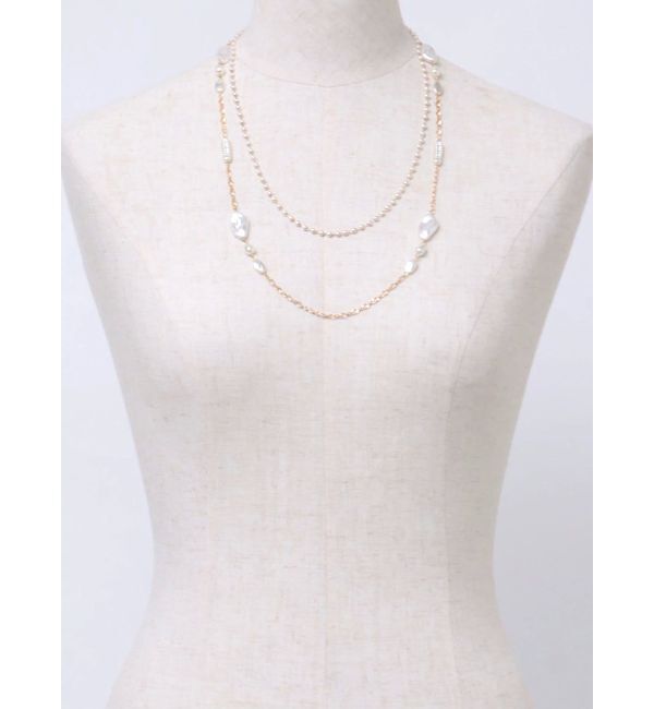 RESEXXY「ランダムパール2連ネックレス」|ネックレス|