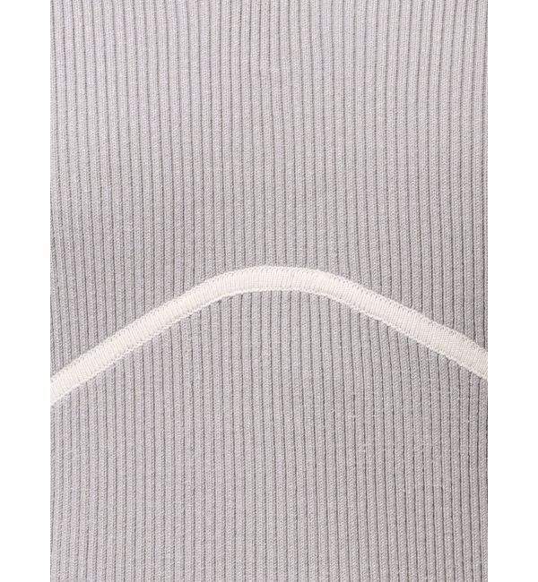 RESEXXY「バイカラーニットポロワンピース」|ワンピース|