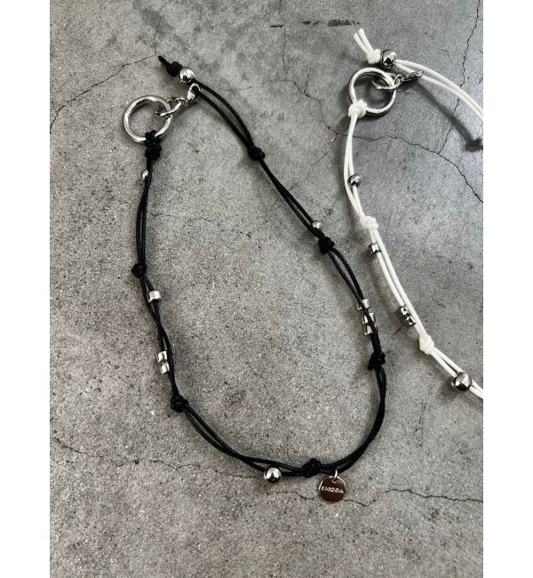 EMODA「ストリングメタルネックレス」|ネックレス|ブラック