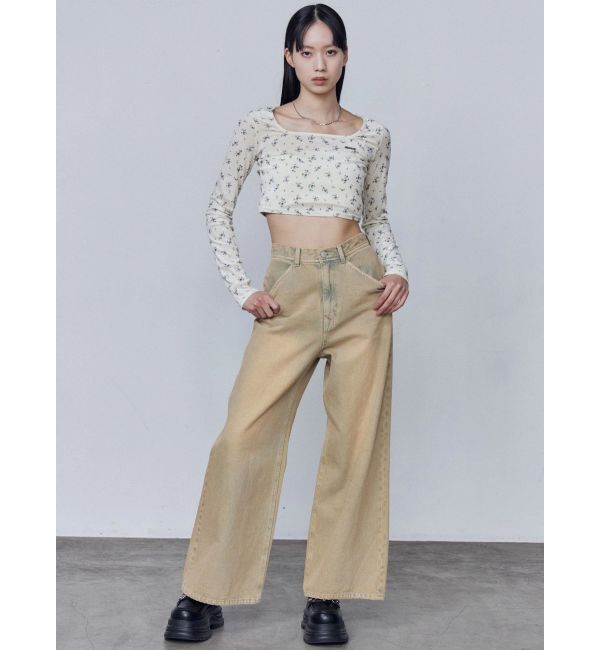 EMODA「ワイドルーズジーンズ」|デニム|