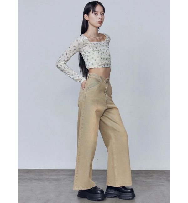 EMODA「ワイドルーズジーンズ」|デニム|