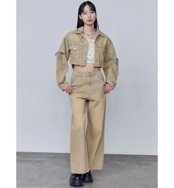 EMODA「ワイドルーズジーンズ」|デニム|