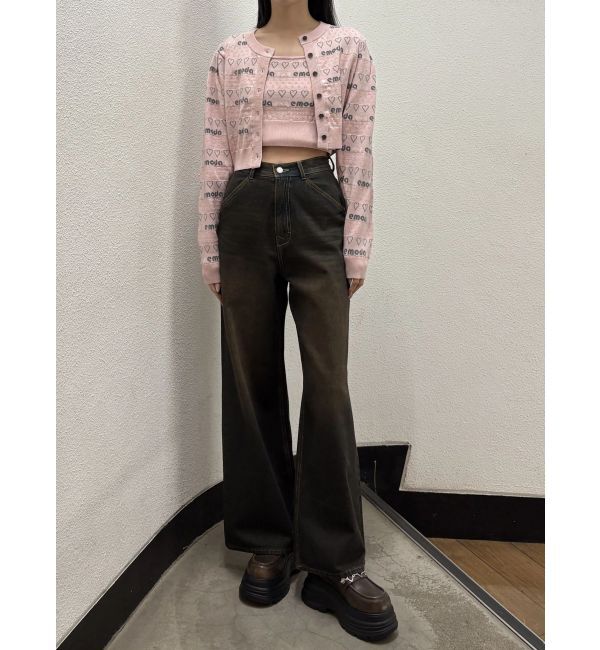 EMODA「ワイドルーズジーンズ」|デニム|