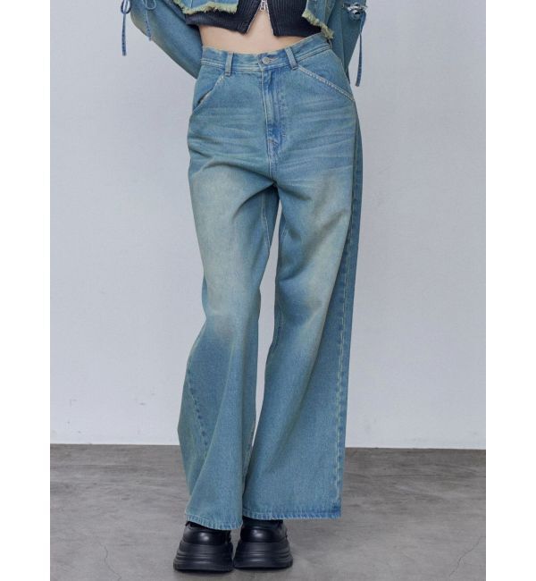 EMODA「ワイドルーズジーンズ」|デニム|