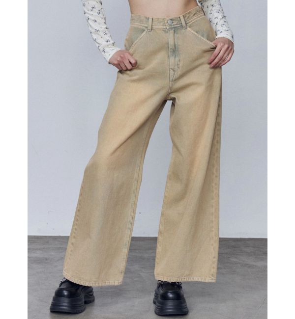 EMODA「ワイドルーズジーンズ」|デニム|