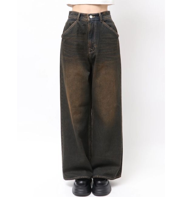 EMODA「ワイドルーズジーンズ」|デニム|