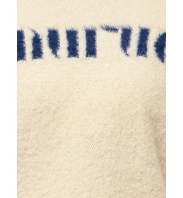 MURUA「ラウンドロゴシャギーニット」|ニット・セーター|