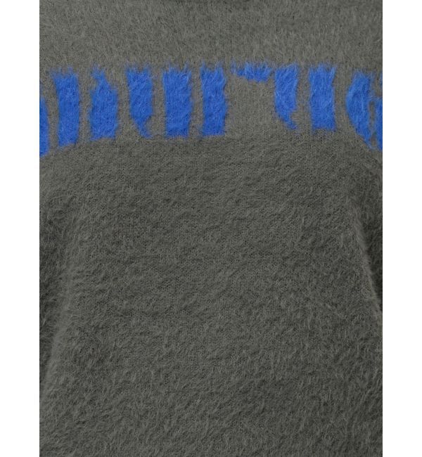 MURUA「ラウンドロゴシャギーニット」|ニット・セーター|