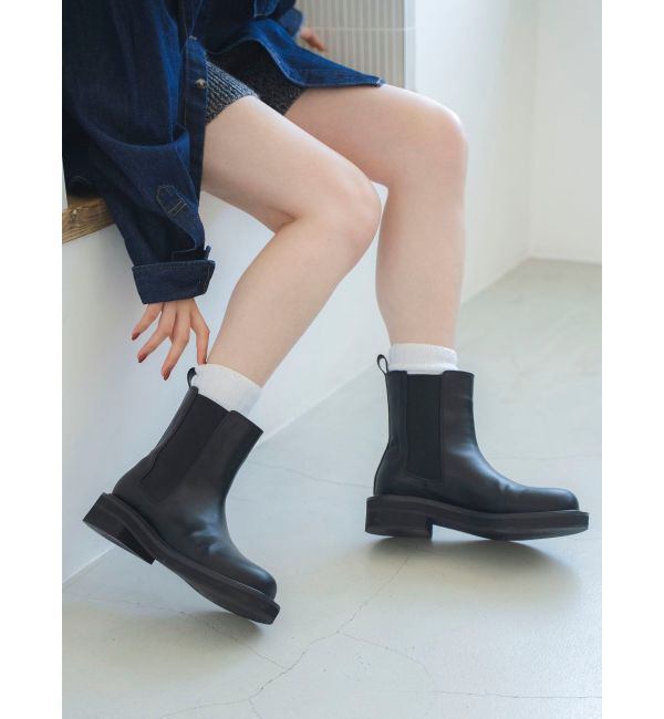 Ungrid「サイドゴアショートブーツ」|ショートブーツ|