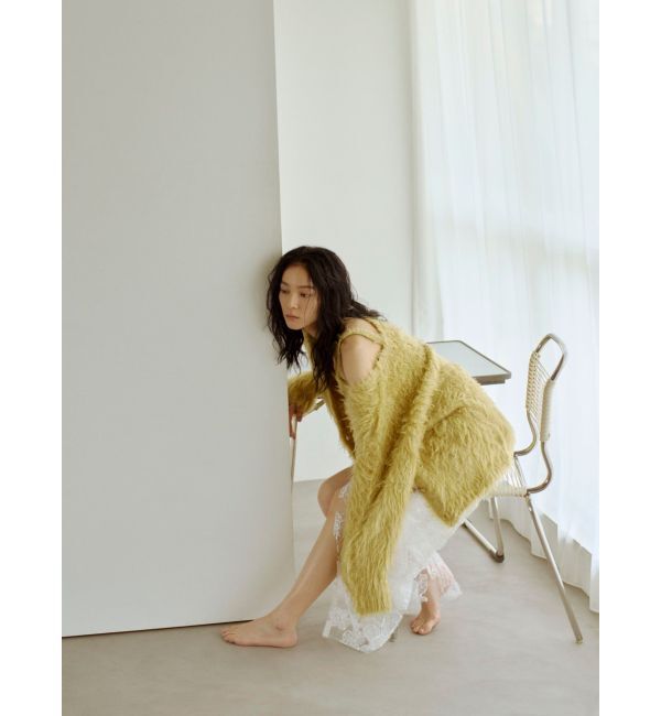 Ungrid「レースデザインスリットスカート」|スカート|