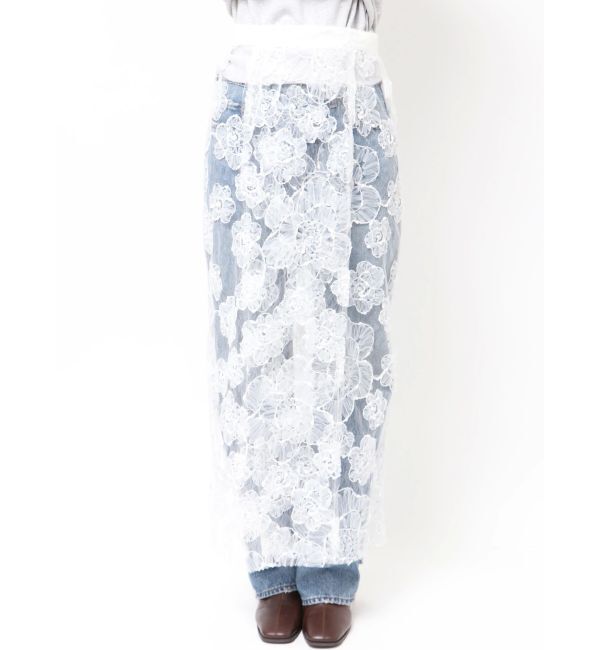 Ungrid「レースデザインスリットスカート」|スカート|